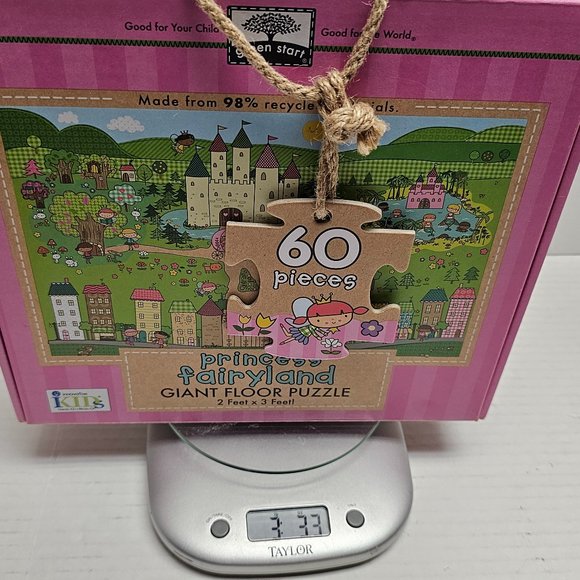 Princess Fairyland Giant Floor Giant Floor Puzzle 2 X 3 Feet Green Start 60 pcs - Picture 16 of 16